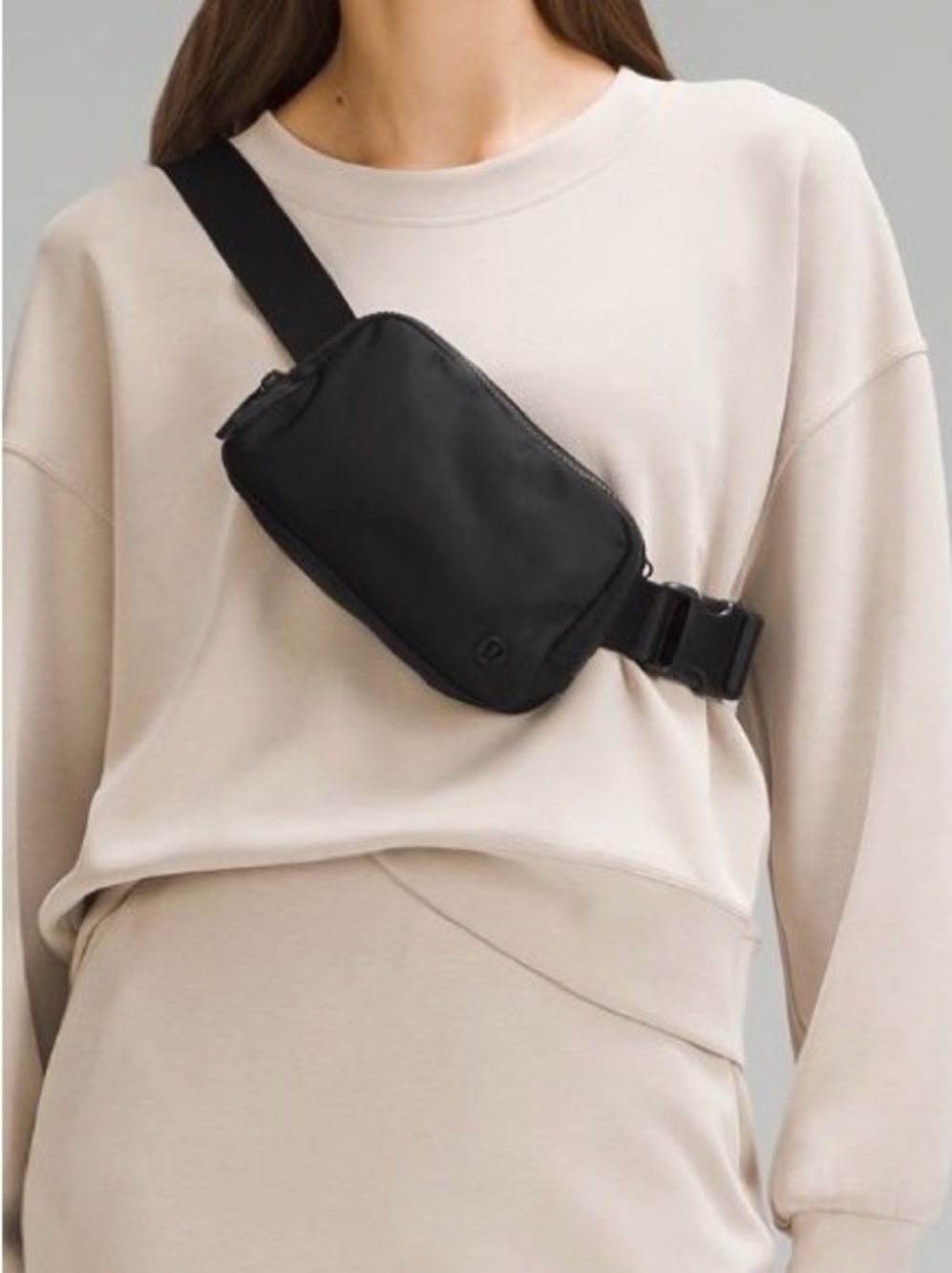 Lululemon Everywhere Belt Bag -  Black Compact Crossbody Sling